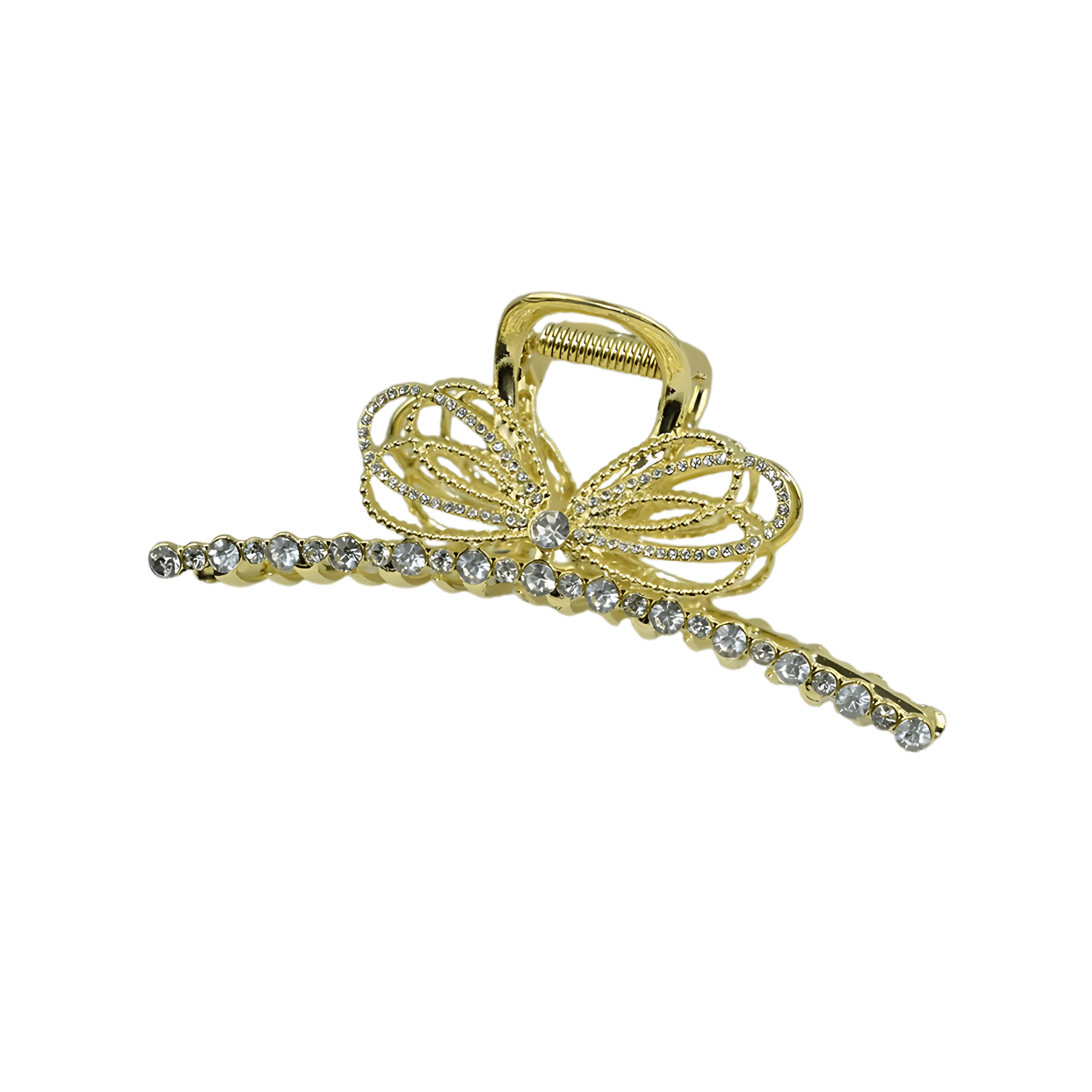 Rhinestone and Pearl Claw Clips - Gummia